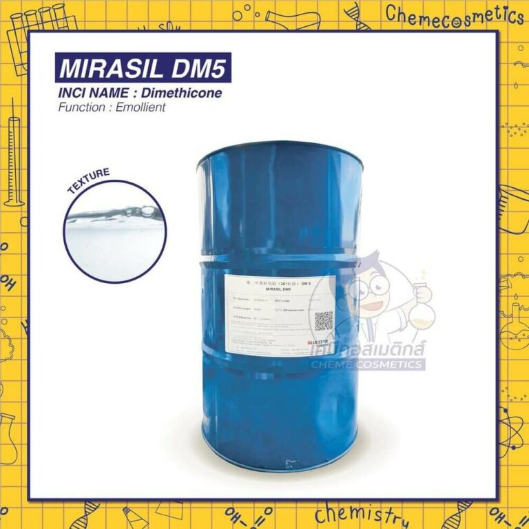 MIRASIL DM 5 (Silicone Oil, Dimethicone 5 cst) น้ำมันซิลิโคนเนื้อเบาบาง ...