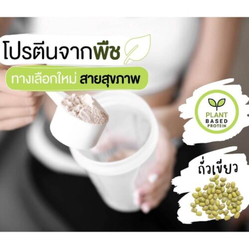 Alternative view of Mung Bean Protein ผงโปรตีนถั่วเขียว ประกอบด้วยสารต้านอนุมูลอิสระ ช่วยลดระดับโคเลสเตอรอลและป้องกันโรคหัวใจ ช่วยลดความดัน