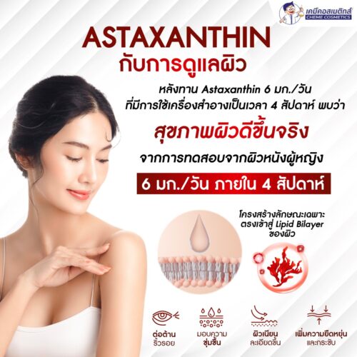 AstaZine Astaxanthin 2% Water Dispersible Powder แอสตาแซนธินผงชงดื่ม 2% จากสาหร่ายสีแดง ใช้ทำเครื่องดื่มเพื่อสุขภาพ เสริมสารอาหาร ต้านอนุมูลอิสระในร่างกาย - Image 4