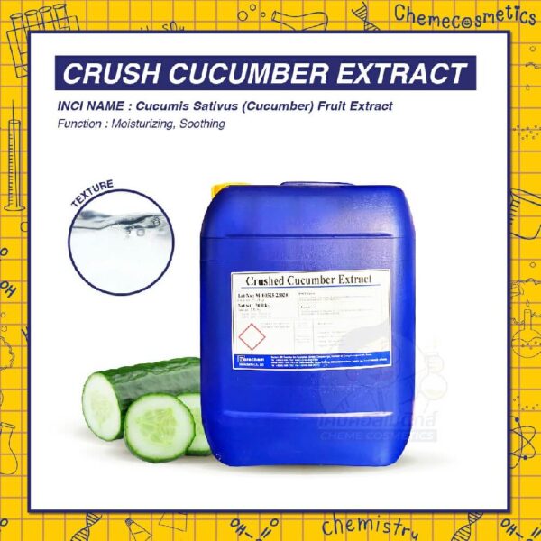 crushed cucumber extract