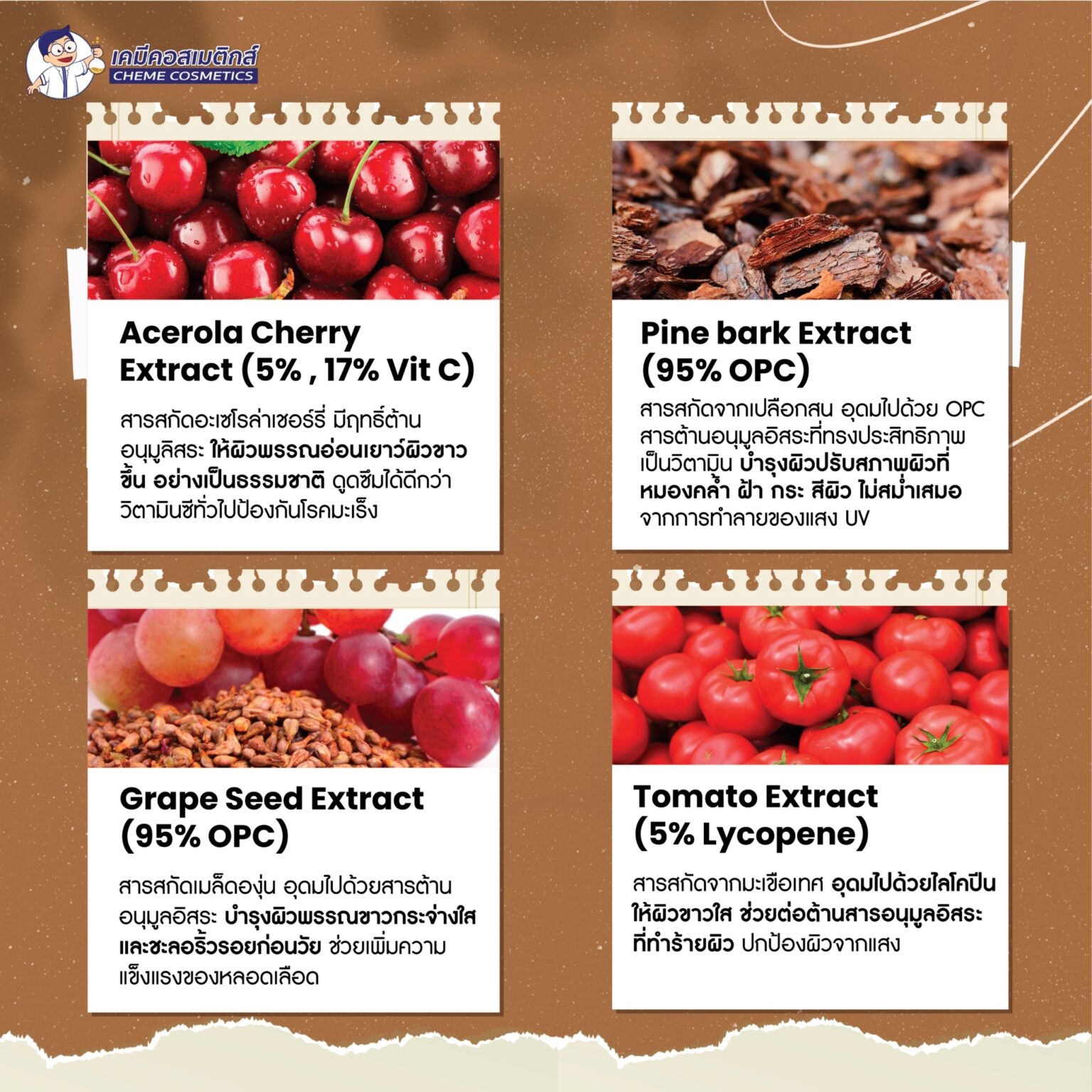 สารสกัดผิวขาว 1-4