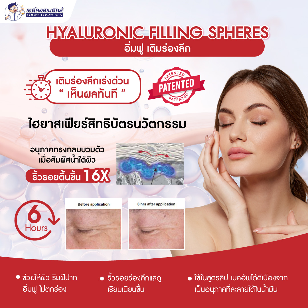 Filling Sphere สำหรับดูแลร่องลึกและผิวแห้ง
