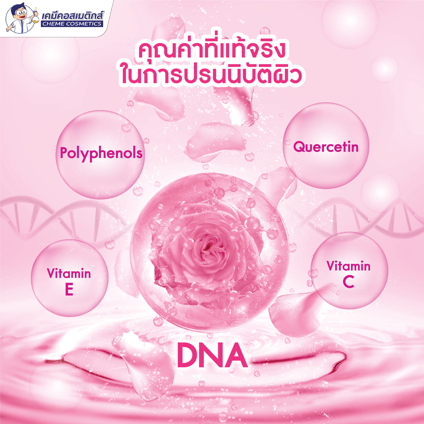 Green DNA Extraction เทคโนโลยีการสกัดดีเอ็นเอจากกุหลาบ