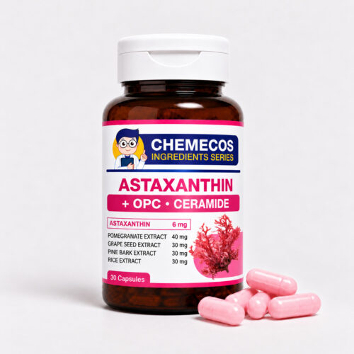 ผลิตภัณฑ์เสริมอาหาร แอสตาแซนธินจากผงสาหร่ายสีแดง พลัส โอพีซี | Astaxanthin From Haematococcus Pluvialis Powder Plus OPC